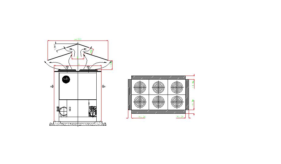 260系列模塊式風(fēng)冷熱泵機組